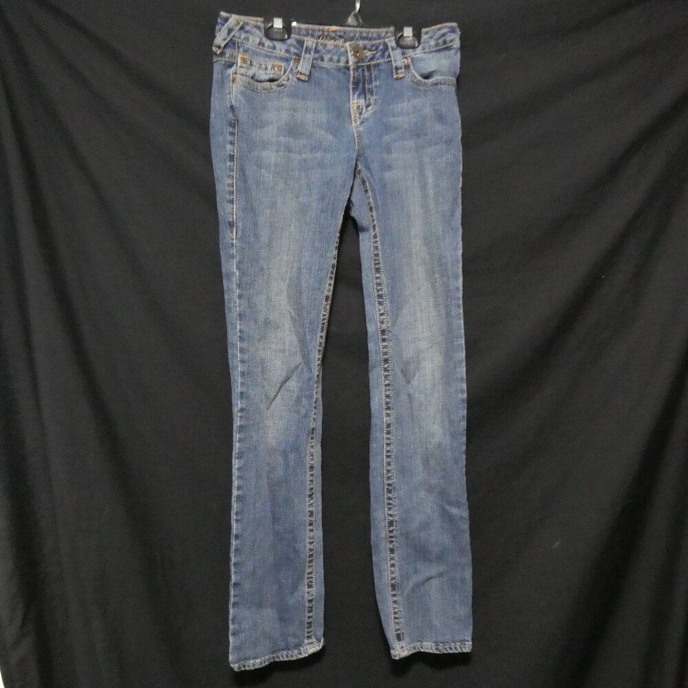 BLUENOTES | size 27 | Blue Denim - Jeans | Embroidered Back Pockets
